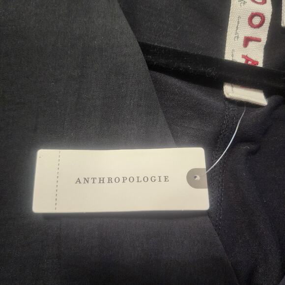 NWT Anthropologie Dolan Contessa Top West Coast Black Chic Sleek Corpcore Office - Picture 9 of 10